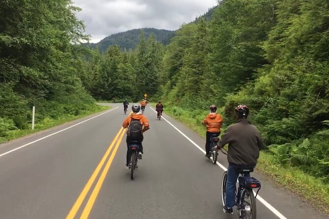 Ketchikan Electric Bike and Rain Forest Hike Ecotour - Waterfalls, salmon, and the shoreline