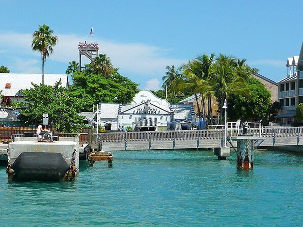 Key West Conch Tour Train - Mallory Square and the end of the route