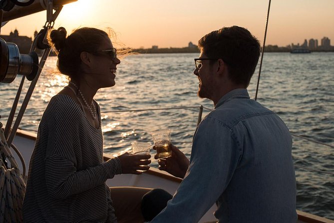 Key West Schooner Sunset Sail with Bar & Hors d'oeuvres - Raising the sails and learning how the boat works