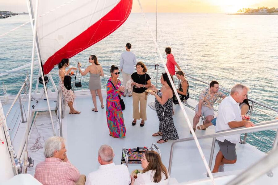 Key West Signature Sunset Cruise with Open Bar, Food & Music - Chasing the Key West sunset