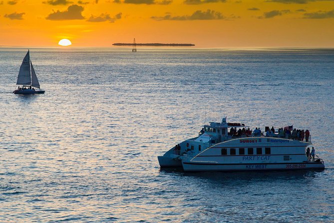 Key West Sunset Cruise: Dinner, Live Music & Drinks Included - Sunset from the upper deck