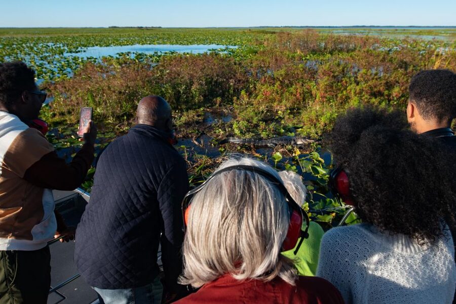 Kissimmee: Boggy Creek Airboat Ride with Optional Meal - Mining for fossils, crystals, and semiprecious stones