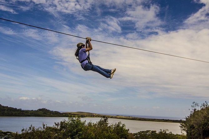 Koloa Zipline in Kauai - When four lines replace eight