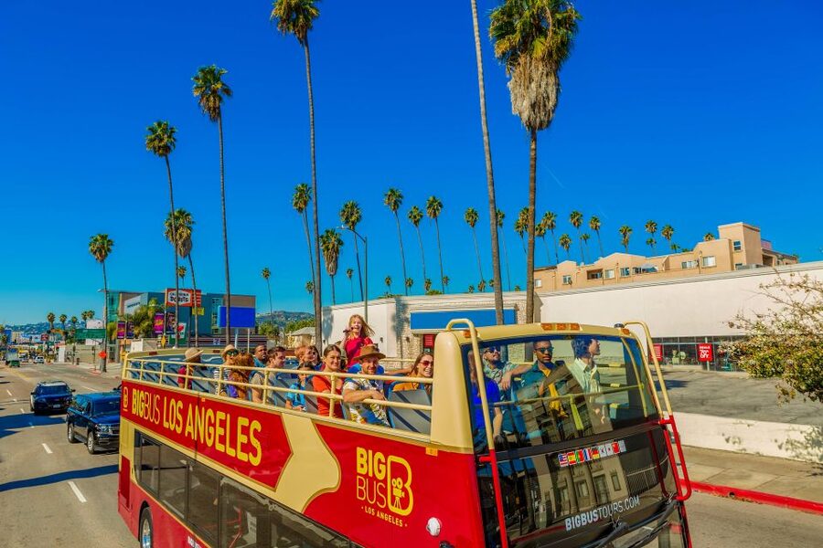 LA: Hop-on Hop-off Tour by Open-top Bus with 19 Stops - The Blue Route: Santa Monica Pier and the coast