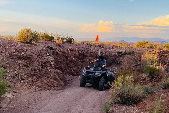 Las Vegas Desert ATV Experience - Following the sandy trails and canyons