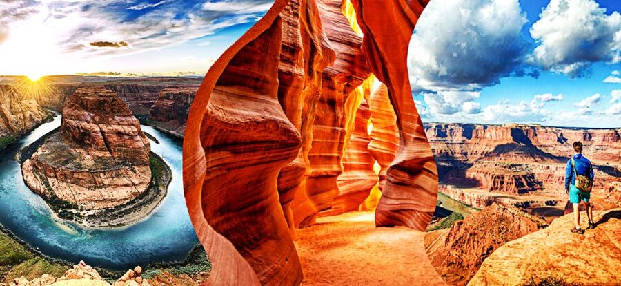 Las Vegas: Grand Canyon, Antelope Canyon, Horseshoe Bend - Before dawn: pickup, breakfast, and the long road east