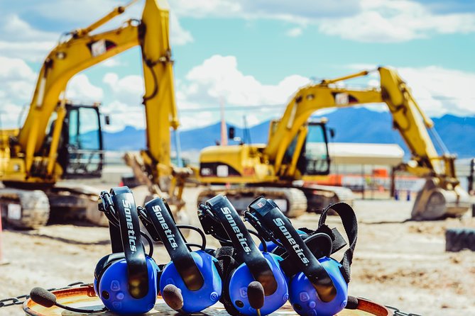 Las Vegas Heavy Equipment Playground: Dig, Push, and Play! - The playful tests: tires, basketball, and wheelies