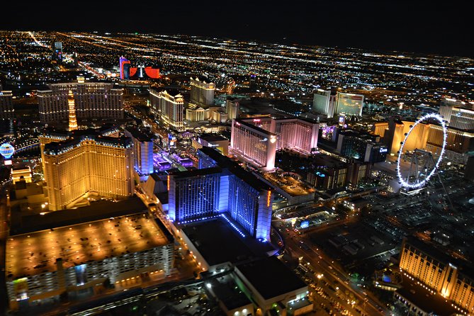 Las Vegas Helicopter Night Strip Flight Tour with Optional Dinner - How the dinner option works
