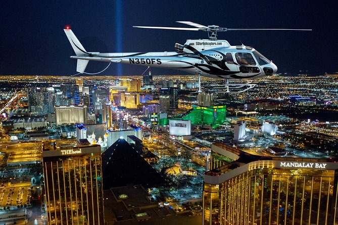 Las Vegas Helicopter Night Strip Flight Tour with Optional Dinner - The Strip, High Roller, and Sphere