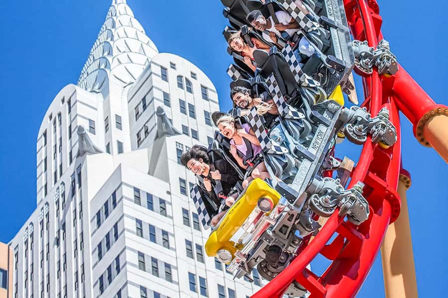 Las Vegas: New York-New York Hotel Big Apple Coaster Ride - What the ride is really like