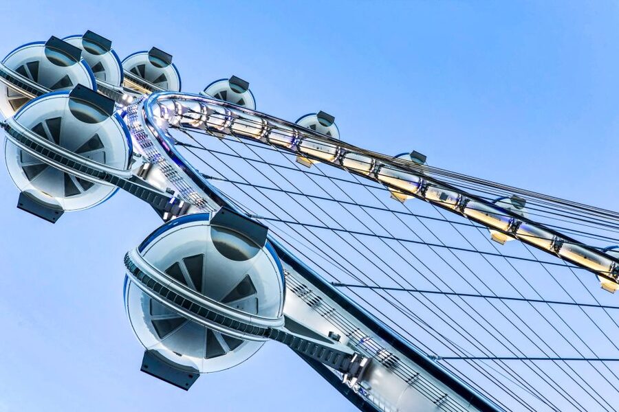 Las Vegas Strip: The High Roller at The LINQ Ticket - The first minutes above the Strip