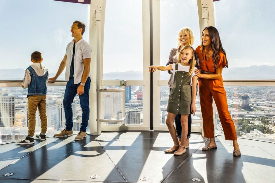 Las Vegas Strip: The High Roller at The LINQ Ticket - Boarding a moving observation wheel