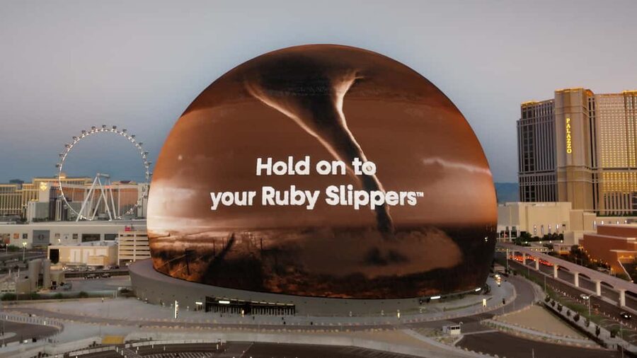 Las Vegas: The Sphere Experience — The Wizard of Oz - Entering Sphere from Sands Avenue or The Venetian