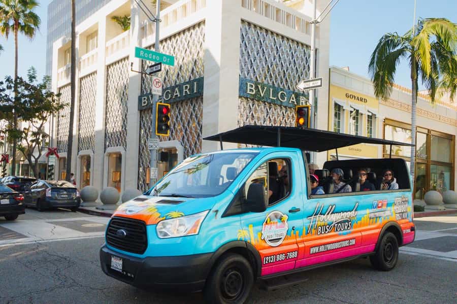 Los Angeles: Celebrity Homes and Hollywood Open-Air Bus Tour - Picking Hollywood or Santa Monica as your starting point