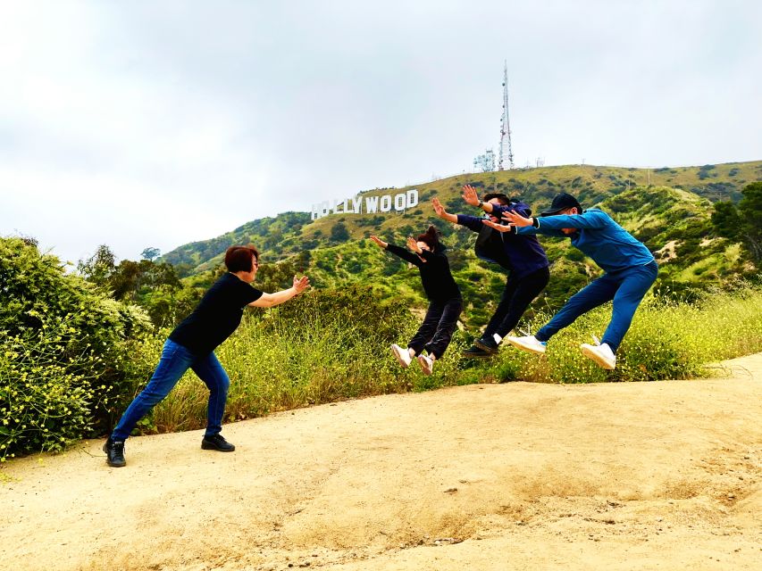 Los Angeles: Front & Back of Hollywood Sign Hike Guided Tour - Views toward Griffith Observatory and downtown LA