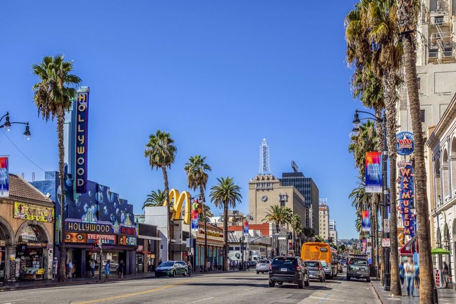 Los Angeles: Hollywood & Celebrity Homes Open-Air Bus Tour - Beverly Hills and the 10-minute sign stop