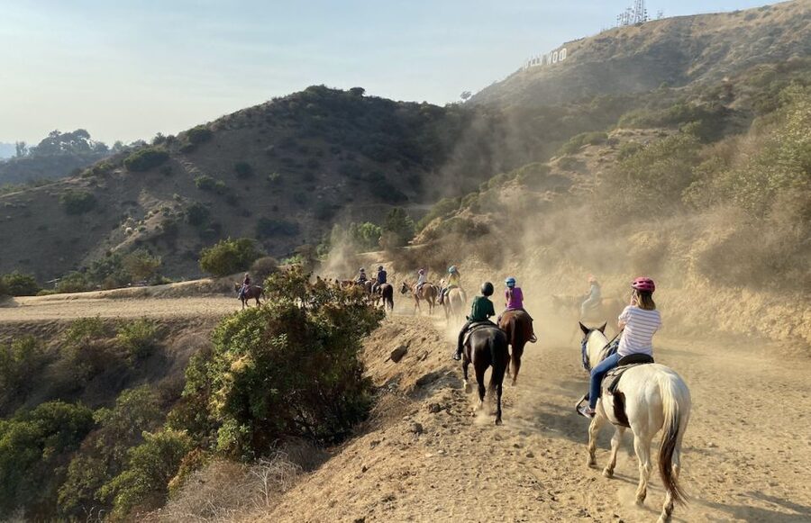 Los Angeles: Mulholland Trail Horseback Riding Tour - Arriving at Sunset Ranch Hollywood