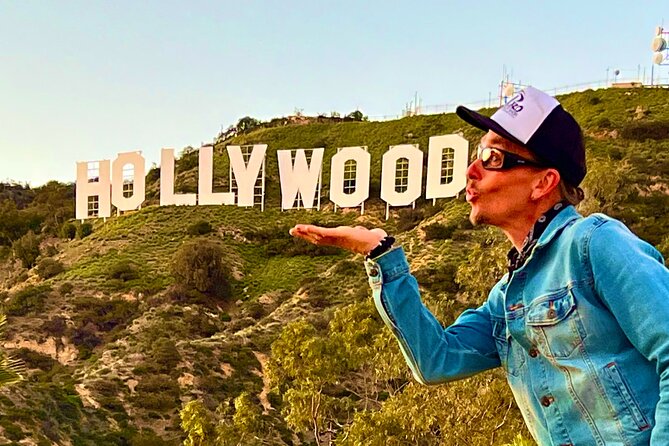Los Angeles Original 90-Minute Walking Tour to The Hollywood Sign - Looking over Downtown Los Angeles and Lake Hollywood