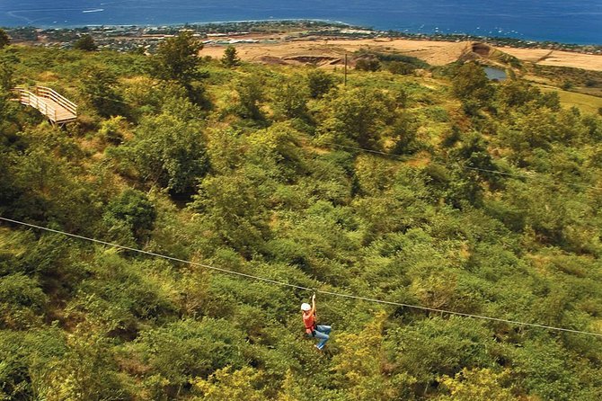 Maui 8 line Zipline Adventure: Soar above valleys & Island views - The off-road ride to the launch area