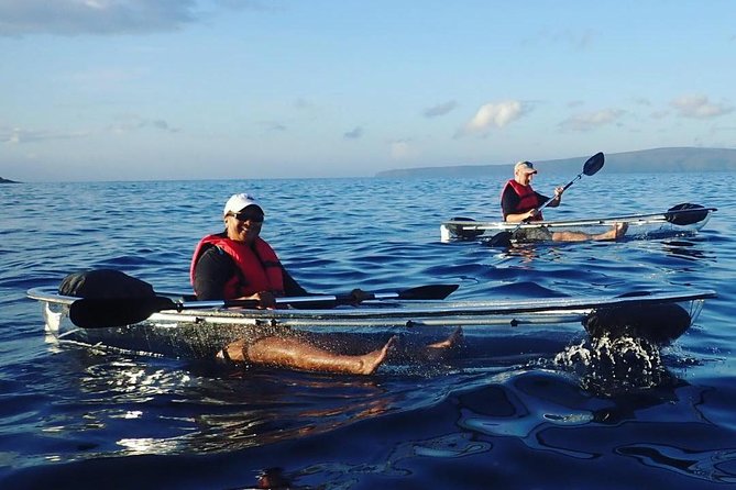 Maui Clear Kayak and Snorkel Tour: Swim with turtles (Makena) - Haleakala, Molokini, and winter whale watching