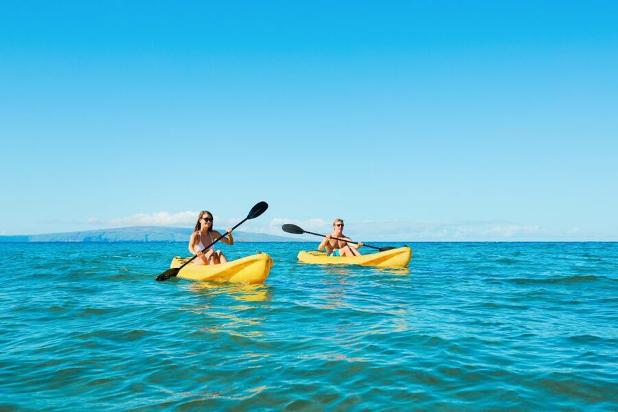 Maui: Turtle Town Kayak and Snorkel Tour - Makena Landing: finding the kayaks and getting started