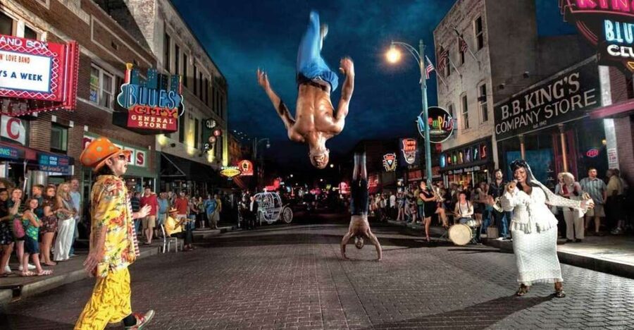Memphis: City Tour with Optional Sun Studios & Riverboat - Beale Street, from blues clubs to tourist energy