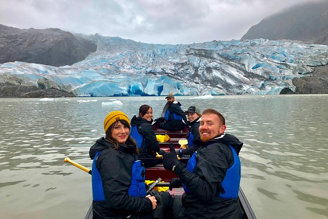 Mendenhall Glacier Lake Canoe Tour - Getting suited up for Juneau weather