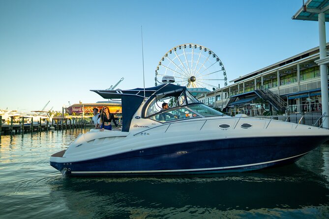Miami: 2 Hour Private Yacht Cruise - Your own music, food, and drinks onboard