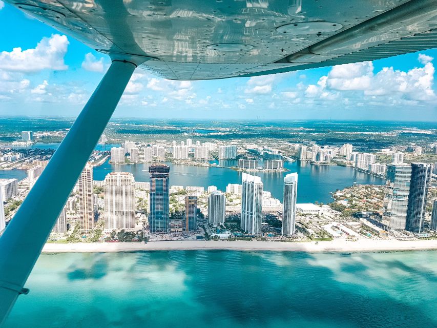 Miami Beach: South Beach Private Airplane Tour with Drinks - Fisher Island and South Pointe Park Pier