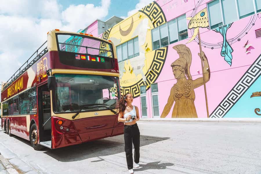 Miami: Hop-on Hop-off Open-top Bus Tour and Optional Cruise - Miami after dark on the 8 PM night tour