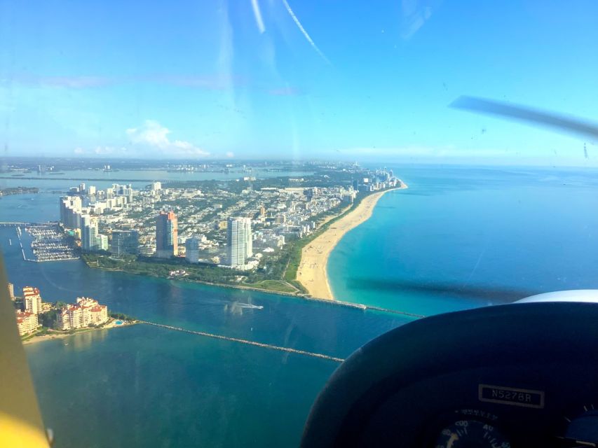 Miami: South Beach Private 35-Minute Guided Flight Tour - Downtown Miami from Biscayne Bay