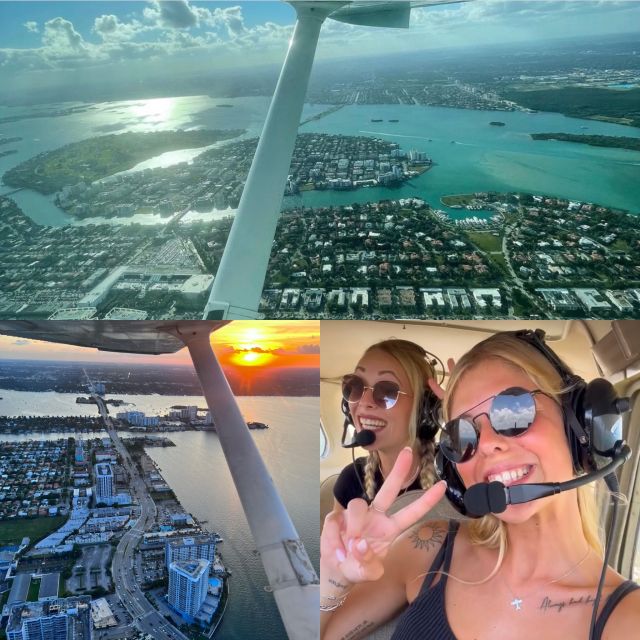 Miami: South Beach Private 35-Minute Guided Flight Tour - South Beach from above