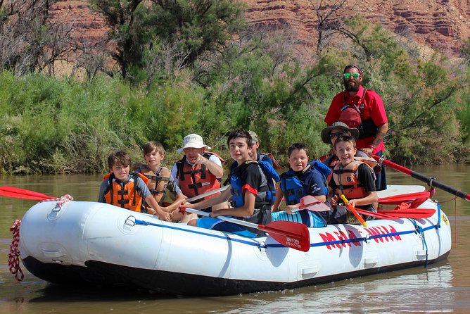 Moab Afternoon Half Day Rafting Trip - Colorado River - Fisher Towers and Castle Valley from the water