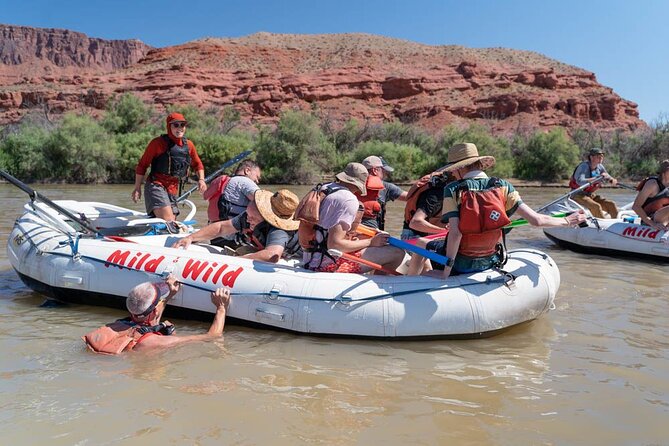 Moab Morning Half Day Rafting Trip - Colorado River - Mild Class II rapids, splashes, and swimming