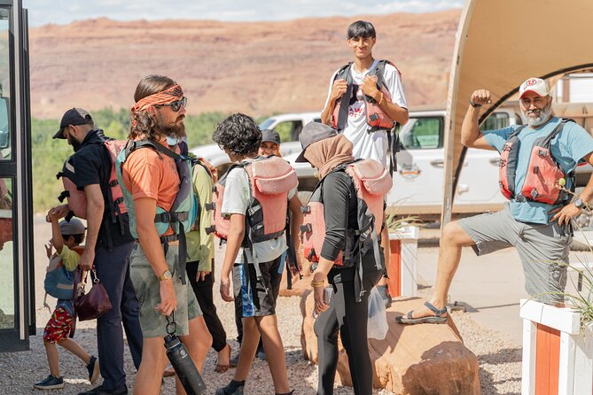 Moab Morning Half Day Rafting Trip - Colorado River - Riding the shuttle through Castle Valley