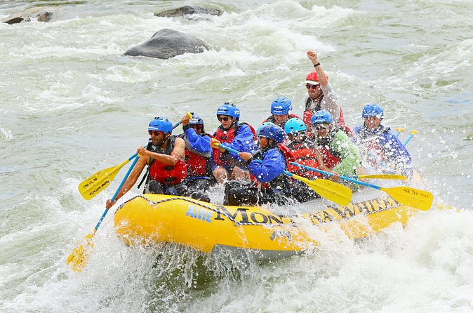 Montana Whitewater Half Day Raft Trip - Yellowstone River - The picnic area and a possible swim