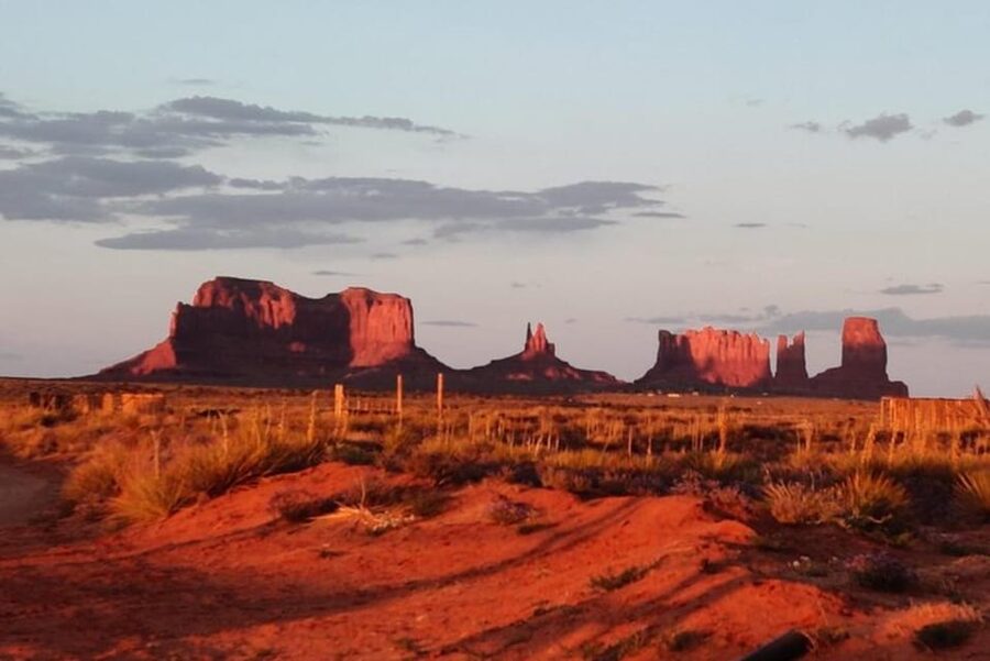 Monument Valley: Horseback Adventure Tour - Sleeping Bear, Sitting Hen, and the two Mittens