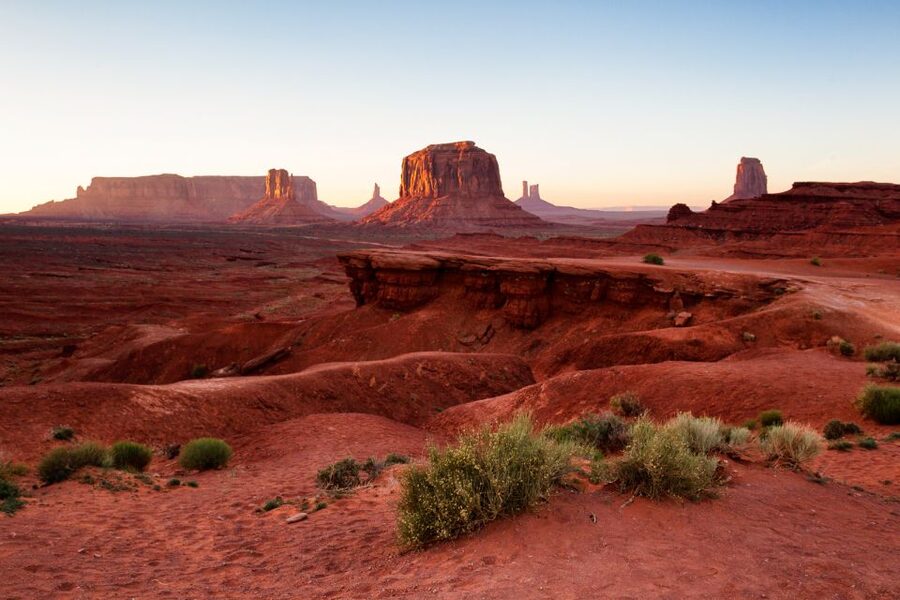 Monument Valley: Sunset Tour with Navajo Guide - The Mitten Buttes and the classic Monument Valley view