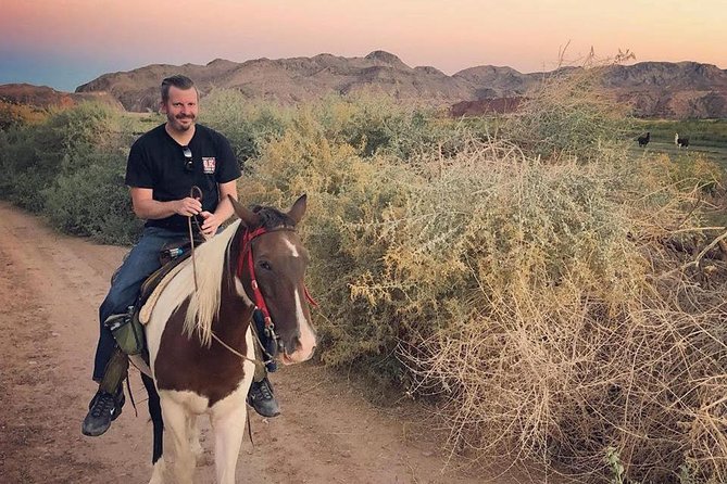 Morning Horseback Ride with Breakfast from Las Vegas - A hearty breakfast by the fire