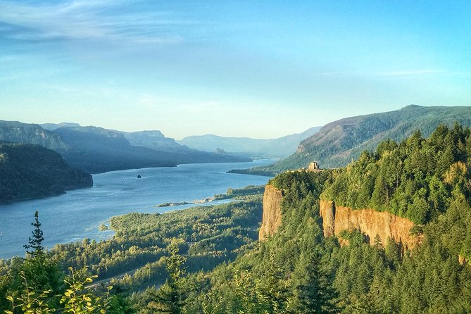 Multnomah Falls and Columbia River Gorge Half-Day Hiking Tour - Latourell Falls and the basalt country