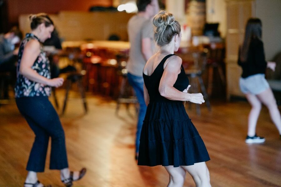 Nashville: Line Dancing Class with Keepsake Video - Learning the first routine step by step