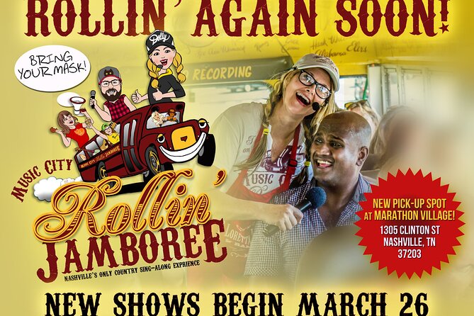 Nashville Rollin Jamboree Comedy & Country Music Sing-Along Tour - Practical comfort and conduct tips