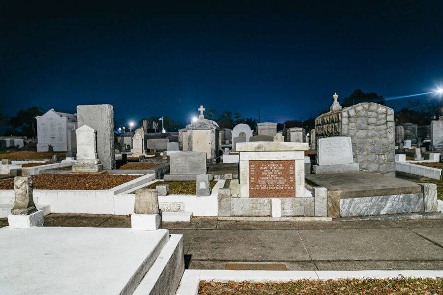 New Orleans: Cemetery Bus Tour At Dark with Exclusive Access - Charity Hospital Cemetery and the yellow-fever story