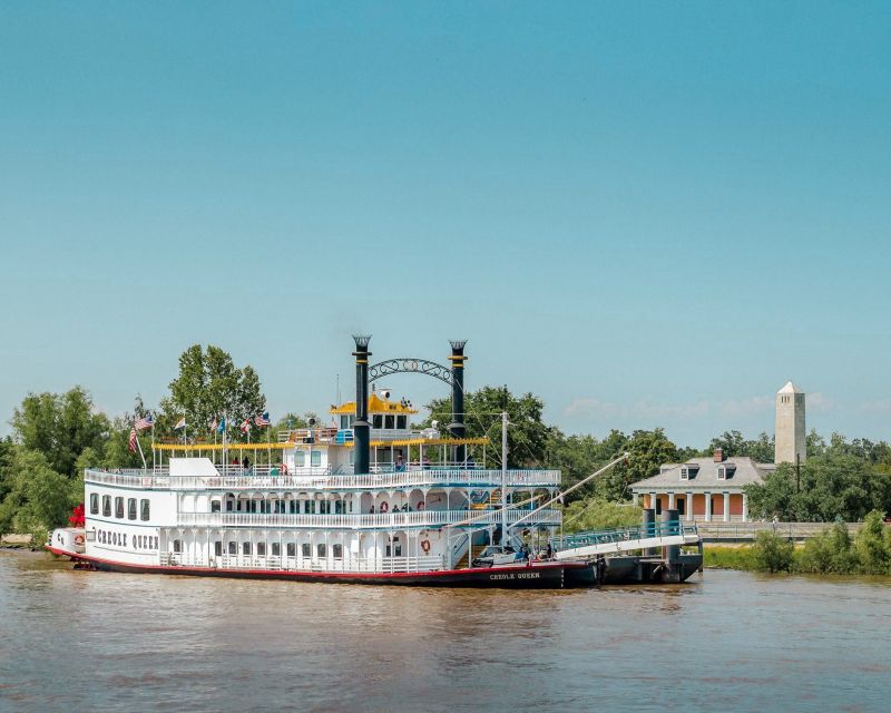 New Orleans: Creole Queen History Cruise with Optional Lunch - A paddlewheeler ride with a serious history lesson