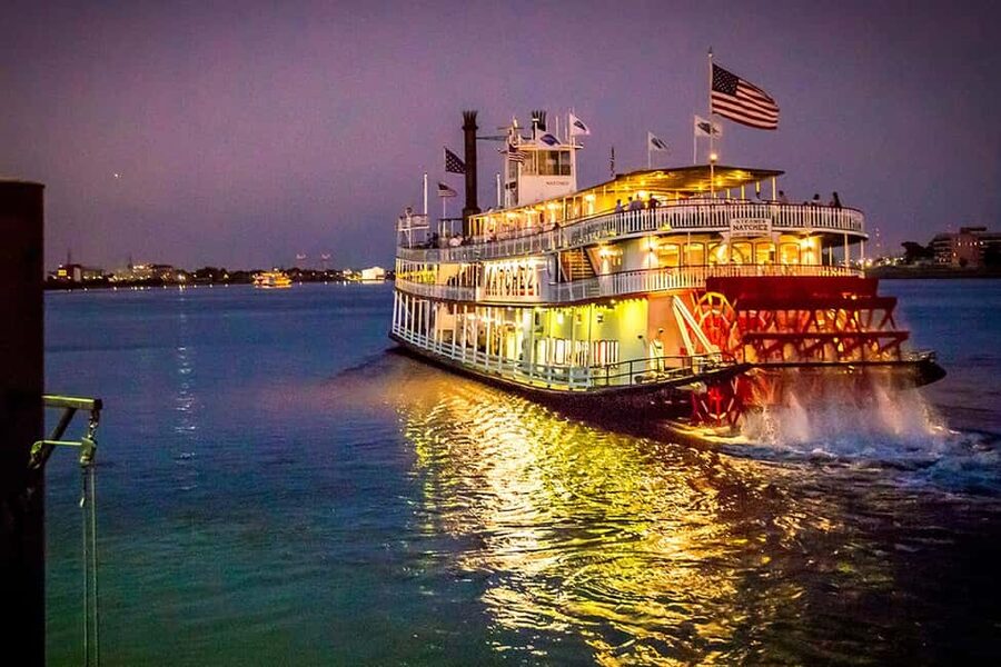 New Orleans: Evening Steamboat Jazz Cruise + Optional Dinner - A newly renovated riverboat, with a seasonal vessel change