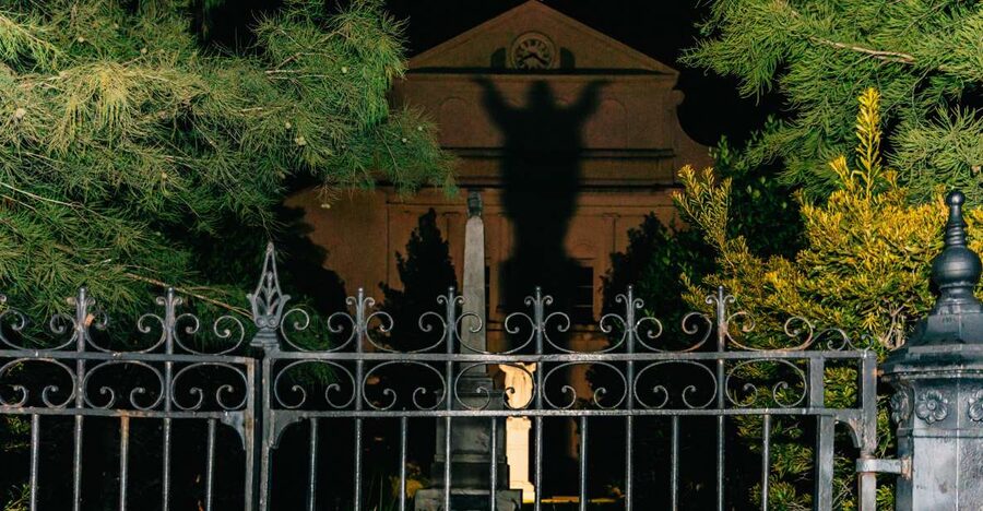 New Orleans: French Quarter Ghost Tour with Interior Visit - Jackson Square sets the mood