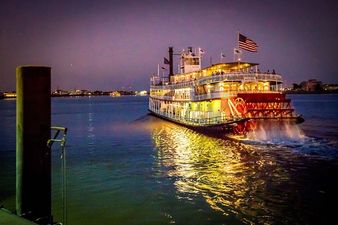 New Orleans Steamboat Natchez Jazz Cruise with Dinner Option - One hour aboard before the boat moves