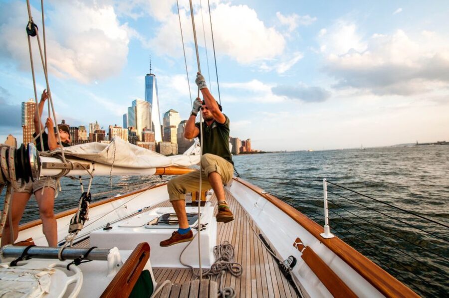 New York City: Sunset Sail Aboard a Schooner - What the two-hour schedule feels like