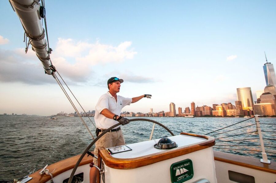 New York City: Sunset Sail Aboard a Schooner - Crew service is part of the value