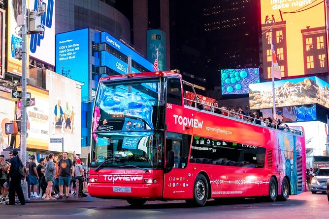 New York Night Tour: Open Top Bus Tour by TopView® - Key points to know before booking